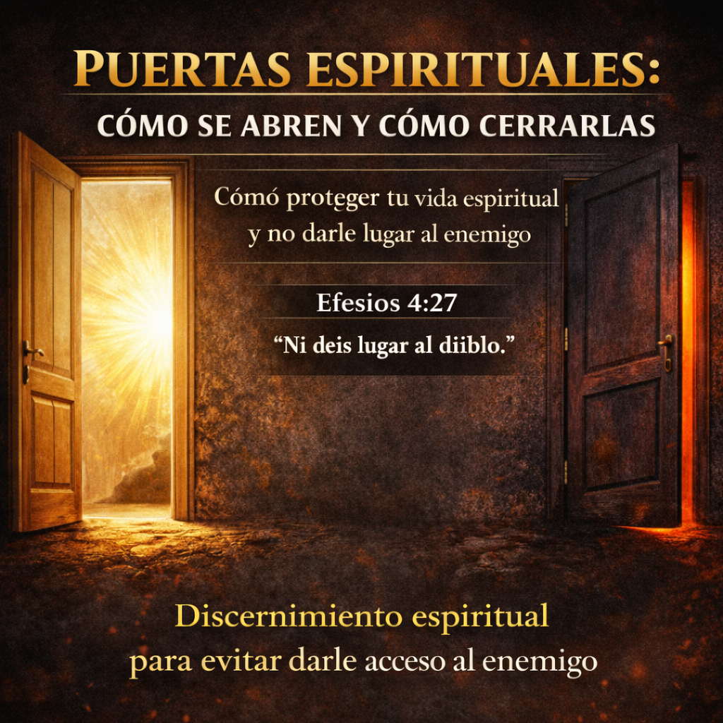 PUERTAS ESPIRITUALES: CÓMO SE ABREN Y CÓMO CERRARLAS